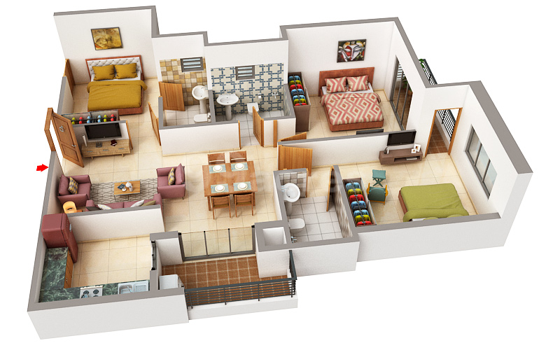 3 BHK Apartment