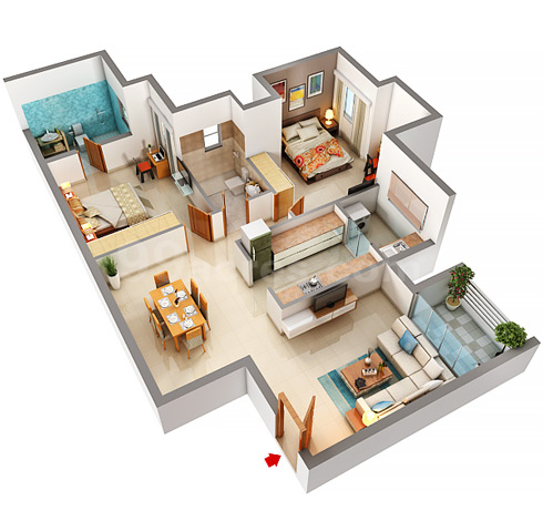 Salarpuria Sattva Group Builders Salarpuria Sattva Senorita Floor Plan Sarjapur Road Bangalore East