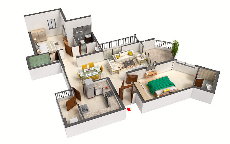 Sfs Homes Sfs Casa Flora Floor Plan Padamughal Kochi