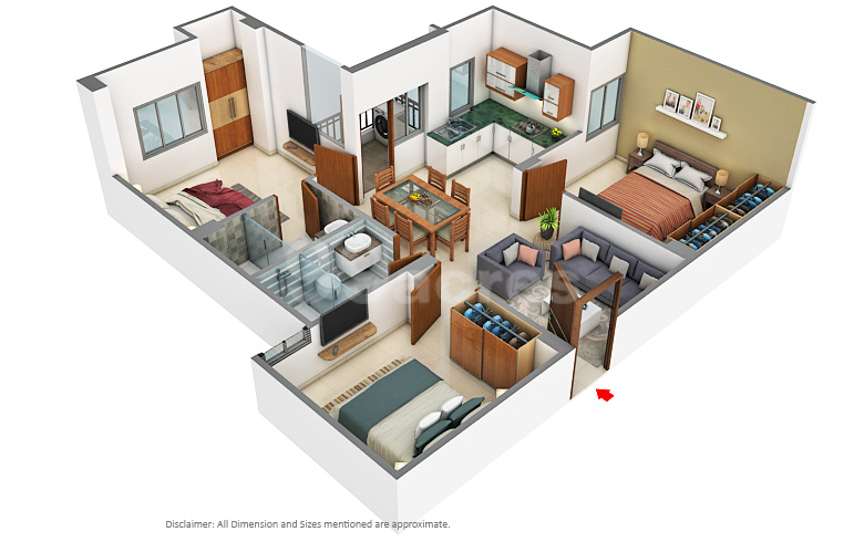 The Golden Woods Golden Woods Umang Floor Plan Lokhra Guwahati