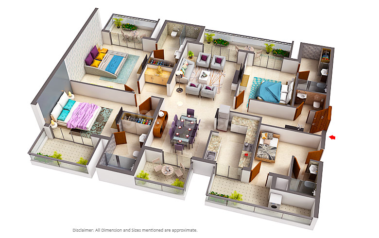 Suncity Projects Suncity Platinum Towers Floor Plan Mg Road Gurgaon