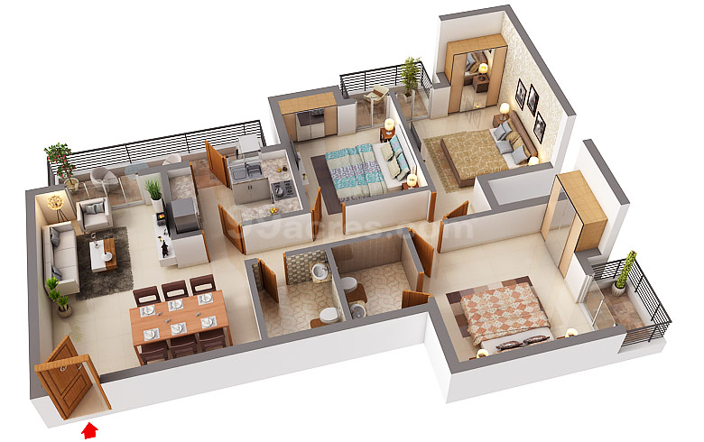 Dlf moti nagar on sale 2 bhk price