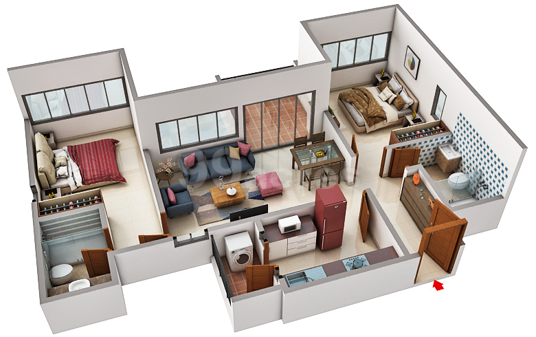 Shapoorji Pallonji Group Sp Residency Floor Plan Phursungi Pune